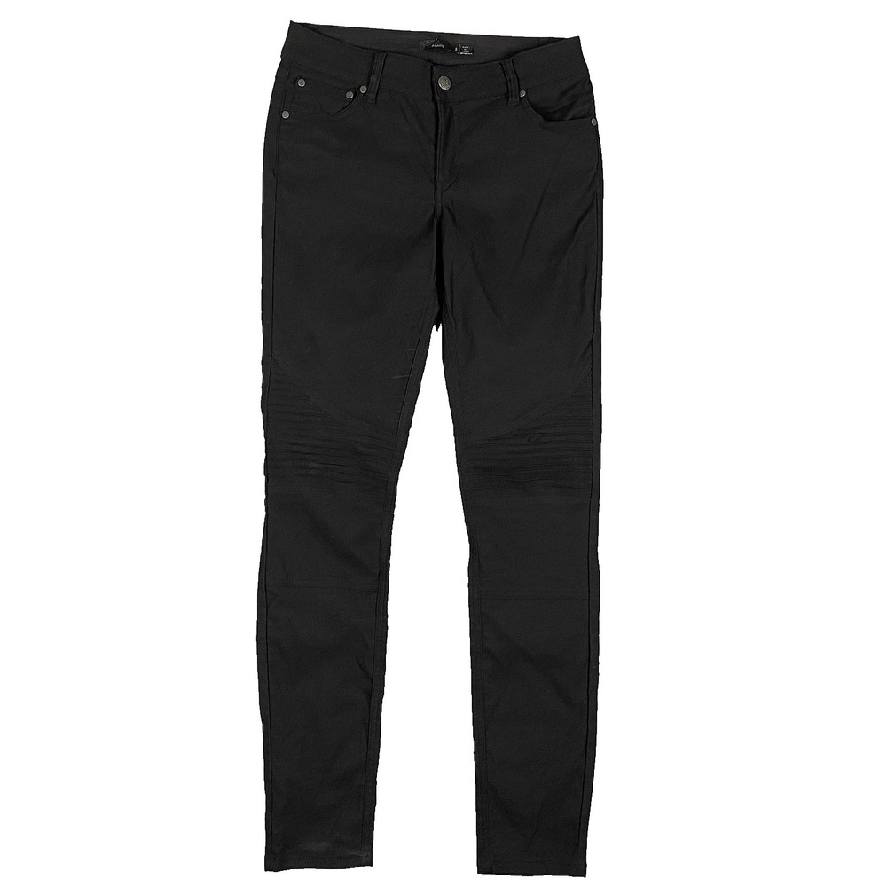 Prana Brenna Moto Black Skinny Pants